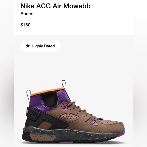 Men’s Nike ACG Air Mowabb Trails End Size 14 - Picture 4 of 14